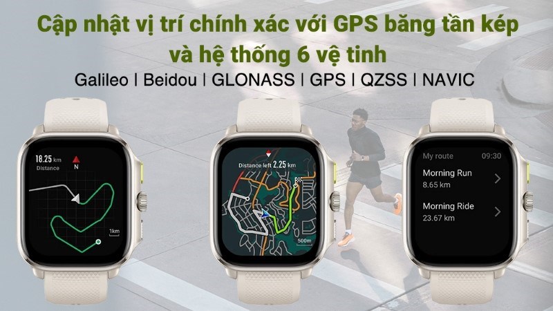 Amazfit Cheetah Square 44mm được trang bị hơn 150 chế độ thể thao Amazfit Cheetah Square 44mm được trang bị hơn 150 chế độ thể thao