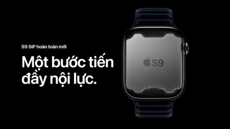 Con chip S9 SiP mới nhất của nh&agrave; Appple sẽ được trang bị tr&ecirc;n cả 2 chiếc Apple Watch