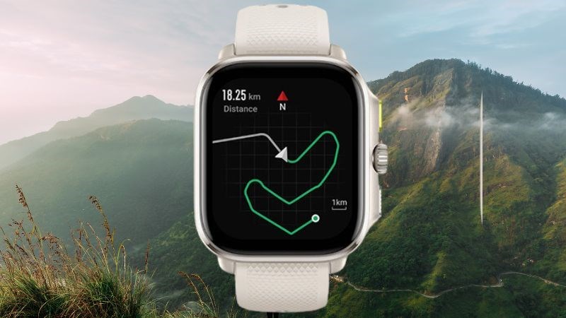 Đồng hồ th&ocirc;ng minh Amazfit Cheetah Square 44mm thiết kế mỏng v&agrave; nhẹ