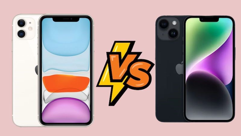 C&oacute; c&ugrave;ng k&iacute;ch thước nhưng iPhone 14 mỏng v&agrave; nhẹ hơn iPhone 11