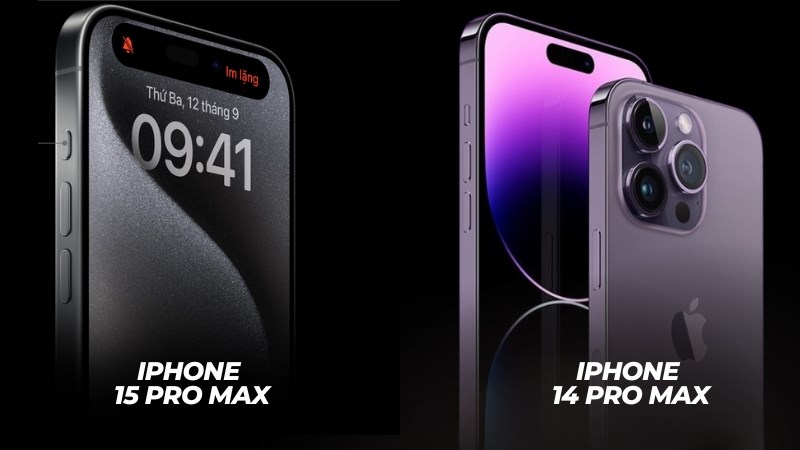 M&agrave;n h&igrave;nh của iPhone 15 Pro Max lớn hơn so với iPhone 14 Pro Max
