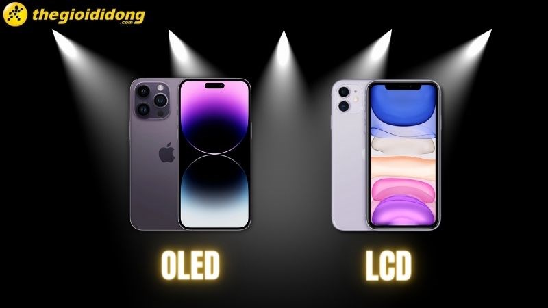 So s&aacute;nh trực diện iPhone m&agrave;n h&igrave;nh OLED v&agrave; LCD