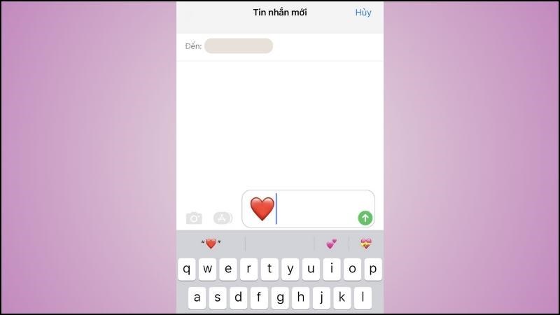 Nhấn giữ n&uacute;t gửi để thay đổi h&igrave;nh nền cho Icon