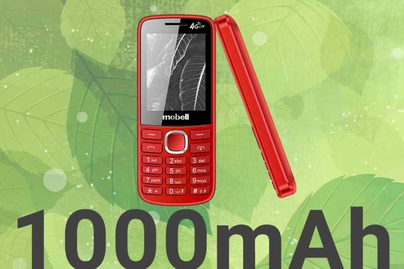 Nghe gọi nhiều ng&agrave;y d&agrave;i với vi&ecirc;n pin 1000mAh
