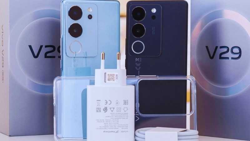 z Vivo V29 5G tạo cảm giác cầm nắm thoải mái và thời thượng