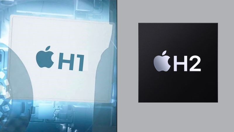 So với chip H1 c&uacute;a Airpods 3 th&igrave; Airpods Pro 2 được trang bị chip H2 mạnh mẽ