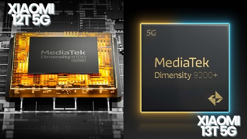 Xiaomi 13T 5G sở hữu con chip mạnh hơn Xiaomi 12T 5G