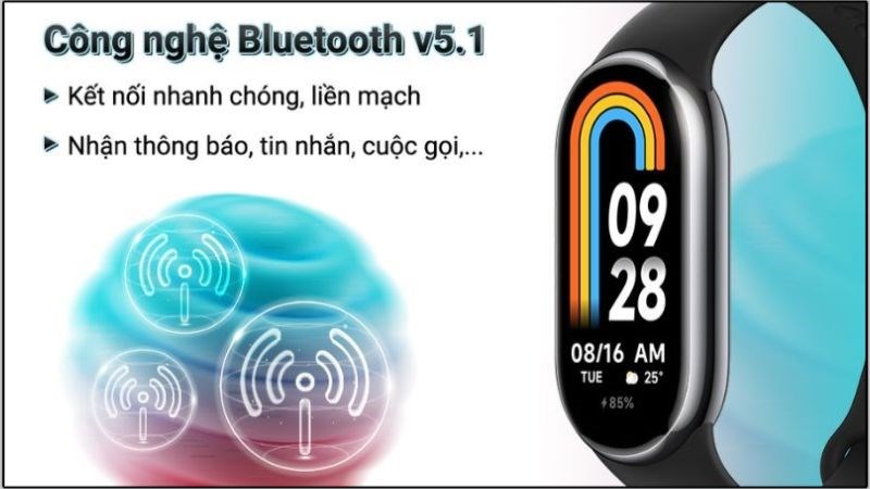 Bluetooth v5.1 cho kết nối nhanh ch&oacute;ng v&agrave; th&ecirc;m nhiều tiện t&iacute;ch
