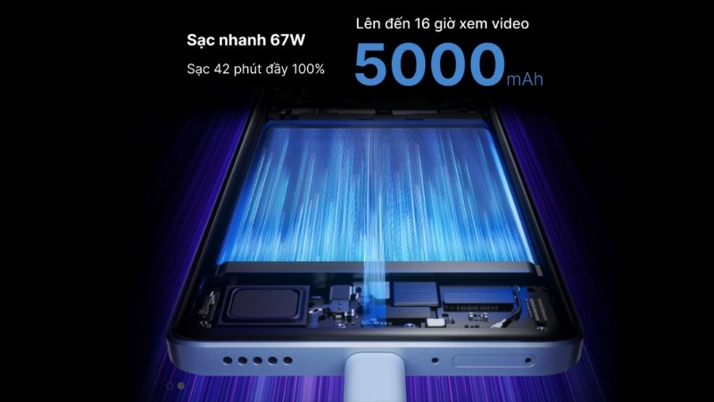 Xiaomi 13T Pro v&agrave; Xiaomi 13T được trang bị pin 5000mAh