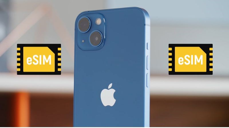 Người d&ugrave;ng c&oacute; thể sử dụng 2 nh&agrave; mạng kh&aacute;c nhau với t&iacute;nh năng ESIM k&eacute;p