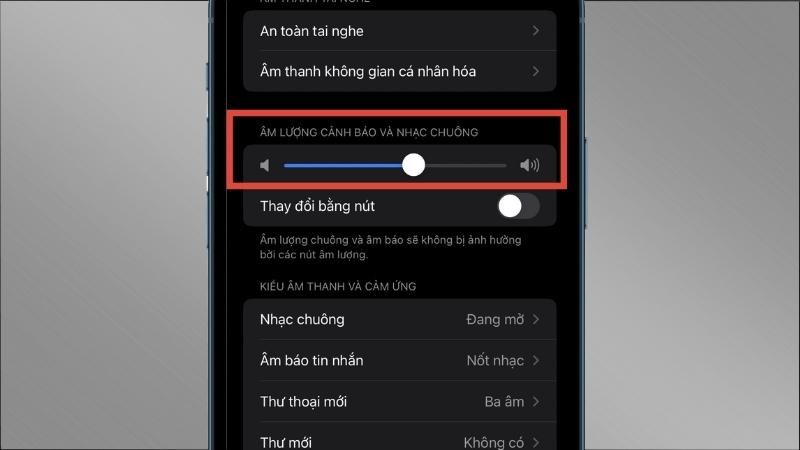 Tăng âm lượng điện thoại