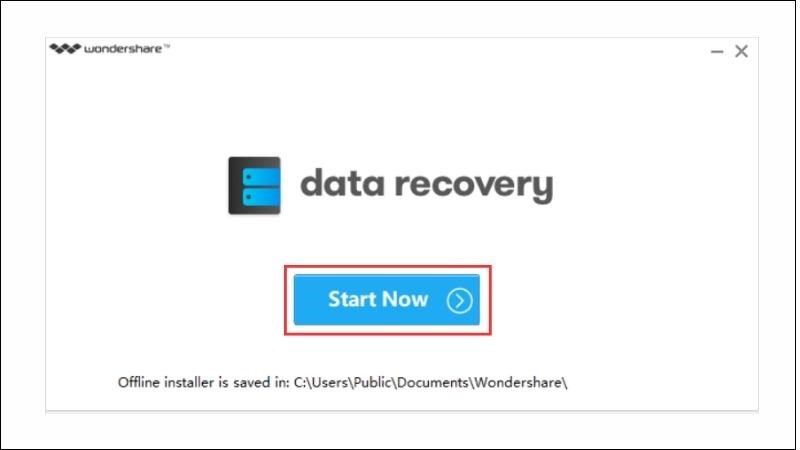 Nhấn chọn Khởi động phần mềm bằng cách nhấn Start Now
