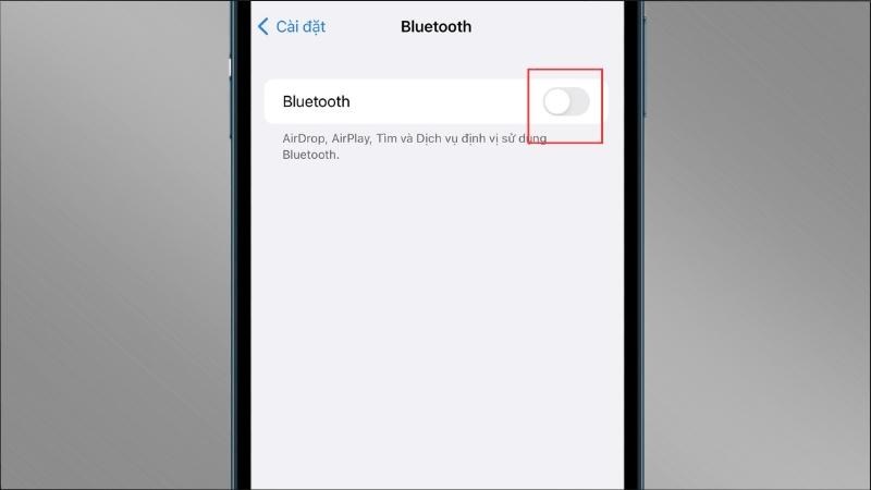 Vào ứng dụng Cài đặt > Chọn mục Bluetooth