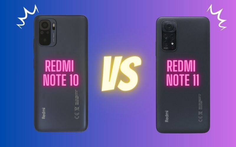Mặt lưng kh&aacute; tương đồng của Redmi Note 10 v&agrave; Note 11