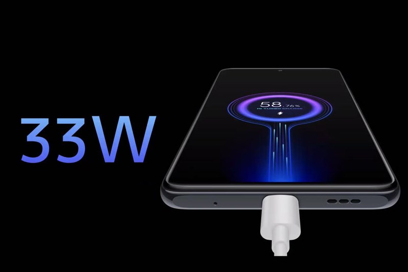Dung lượng pin 5000mAh v&agrave; sạc nhanh đến 33W