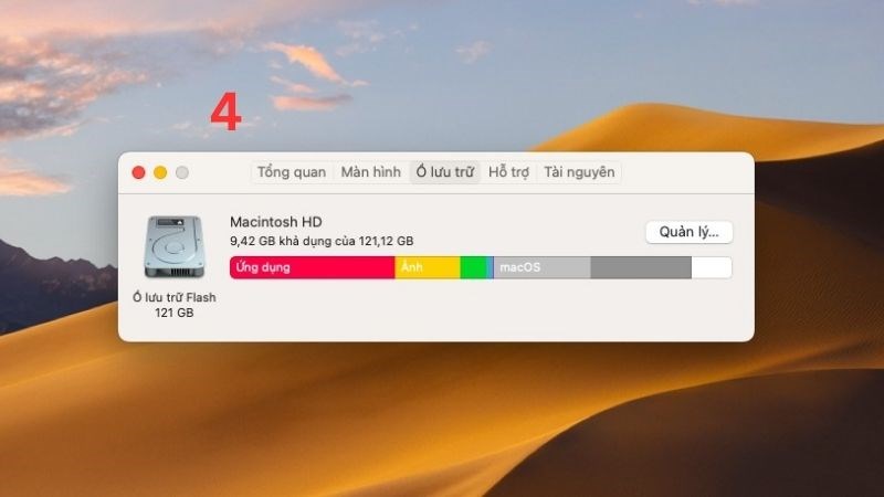 Bạn sẽ biết MacBook còn bao nhiêu dung lượng trống