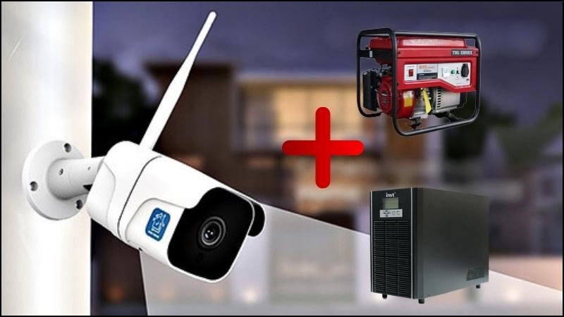 Hai máy lưu điện và phát điện giúp việc ghi hình của camera được ổn định Hai máy lưu điện và phát điện giúp việc ghi hình của camera được ổn định