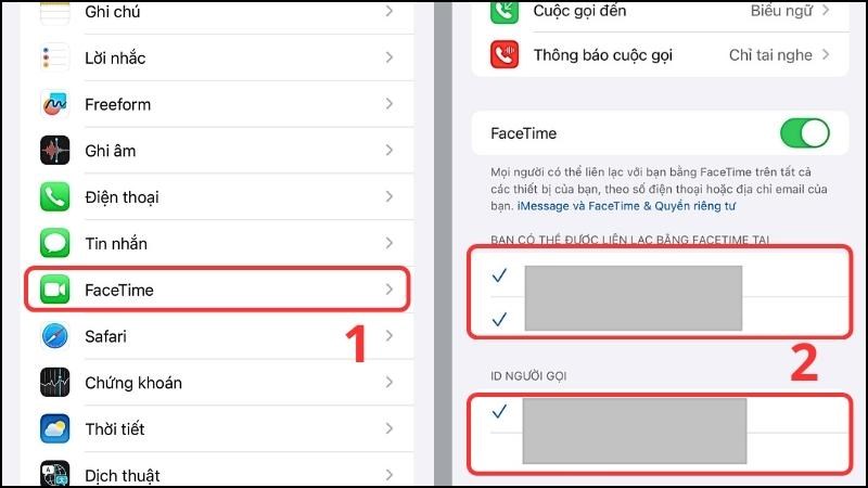 Đăng nhập t&agrave;i khoản Apple của bạn v&agrave;o Facetime