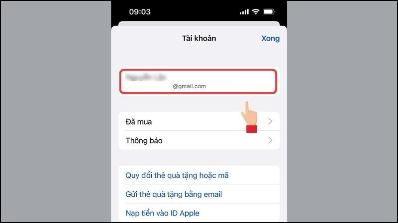 Đăng nhập t&agrave;i khoản Apple ID
