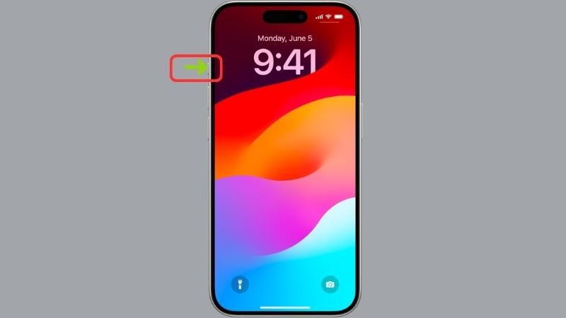 Nhấn giữ n&uacute;t h&agrave;nh động để ho&agrave;n tất qu&aacute; tr&igrave;nh