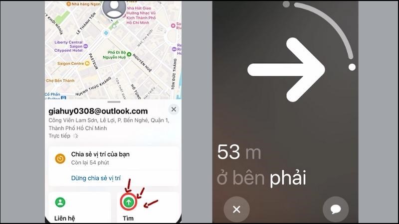 L&agrave;m theo hướng dẫn tr&ecirc;n m&agrave;n h&igrave;nh để đến vị tr&iacute; mong muốn