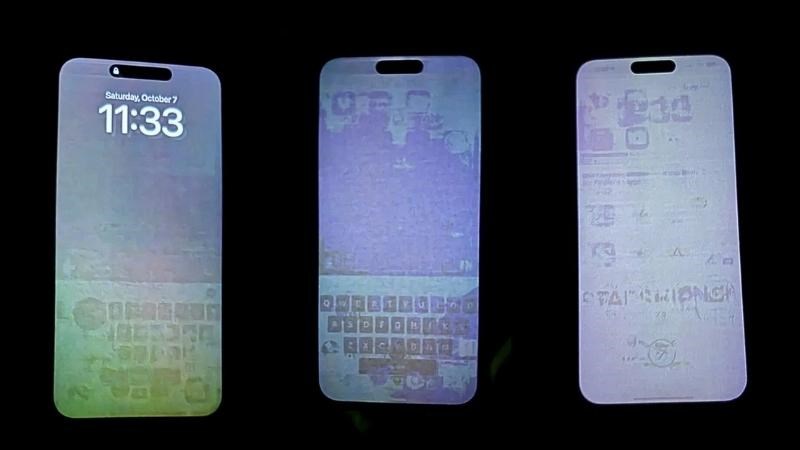 Lỗi m&agrave;n h&igrave;nh bị lưu ảnh loang lổ g&acirc;y kh&oacute; chịu, mất thẩm mỹ