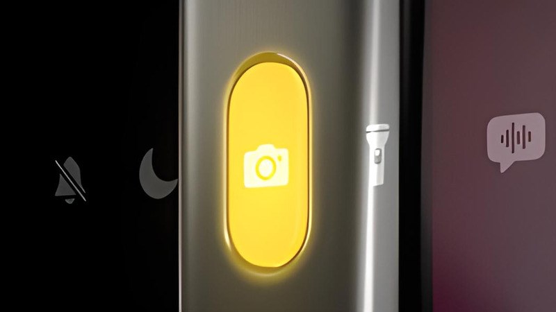 N&uacute;t Action gi&uacute;p mở camera một c&aacute;ch nhanh ch&oacute;ng