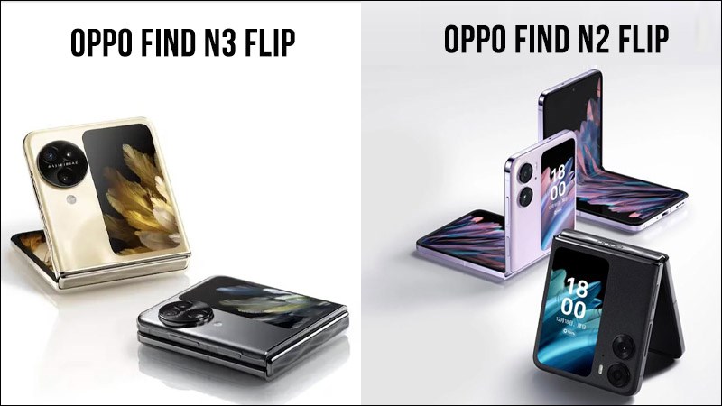 OPPO Find N3 Flip và OPPO Find N2 Flip sở hữu những tính năng riêng biệt OPPO Find N3 Flip và OPPO Find N2 Flip sở hữu những tính năng riêng biệt
