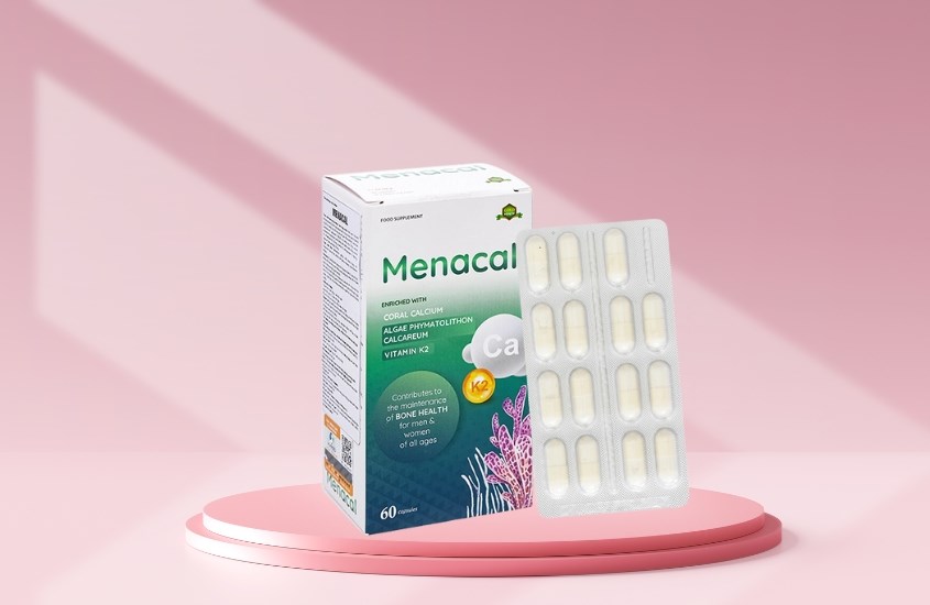 Viên uống Menacal hỗ trợ xương, răng chắc khỏe 60 viên (từ 6 tuổi)