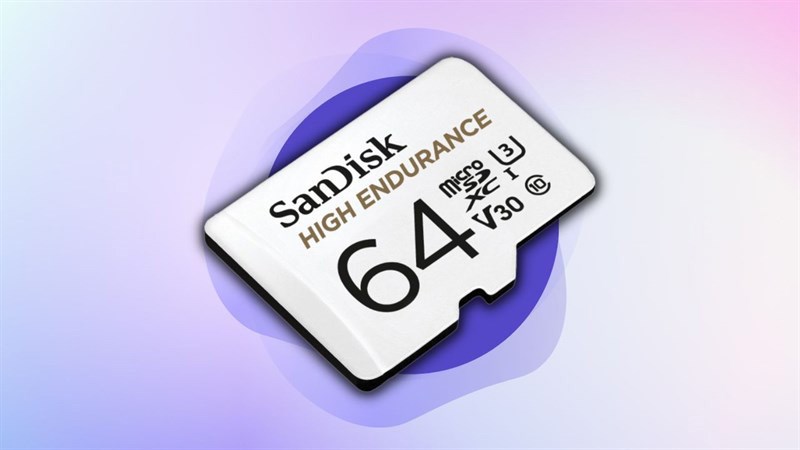 Thẻ nhớ chuyên Camera Sandisk MicroSD 64GB class 10_U3 lưu trữ được nhiều dữ liệu