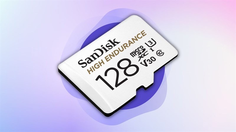 Thẻ nhớ chuyên Camera Sandisk MicroSD 128GB class 10_U3 với thiết kế đầy tinh tế