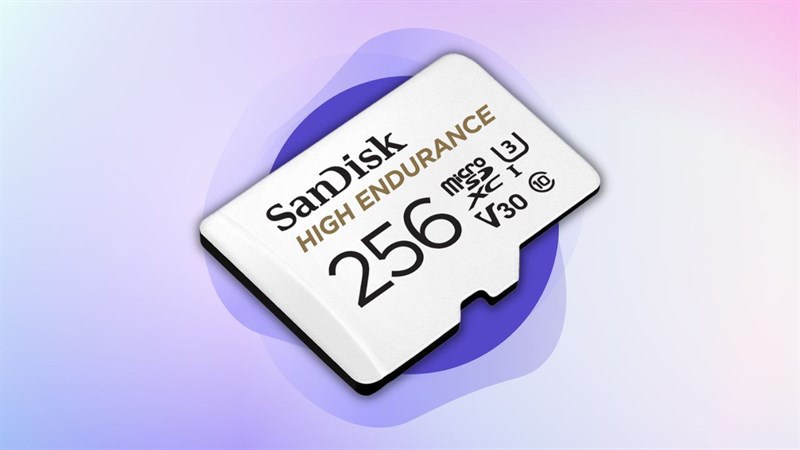 Thẻ nhớ chuyên Camera Sandisk MicroSD 256GB class 10_U3 với dung lượng khủng