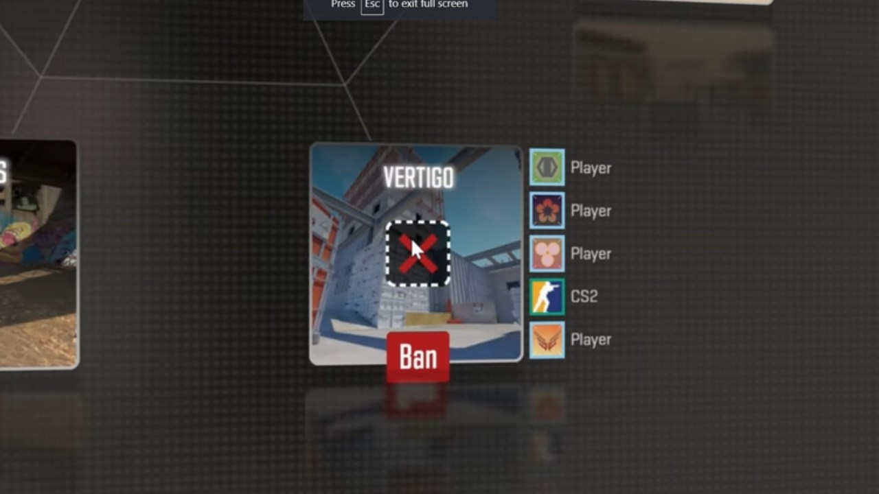CS2 giờ đây sẽ được áp dụng hệ thống cấm/chọn bản đồ 