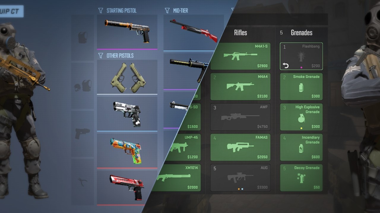 Giờ đây bạn có thể dễ dàng chọn súng trước khi bắt đầu trận đấu