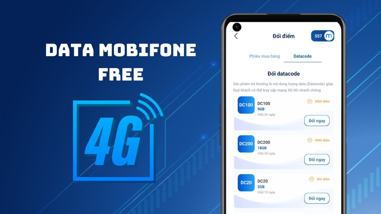 Cách nhận Data MobiFone miễn phí