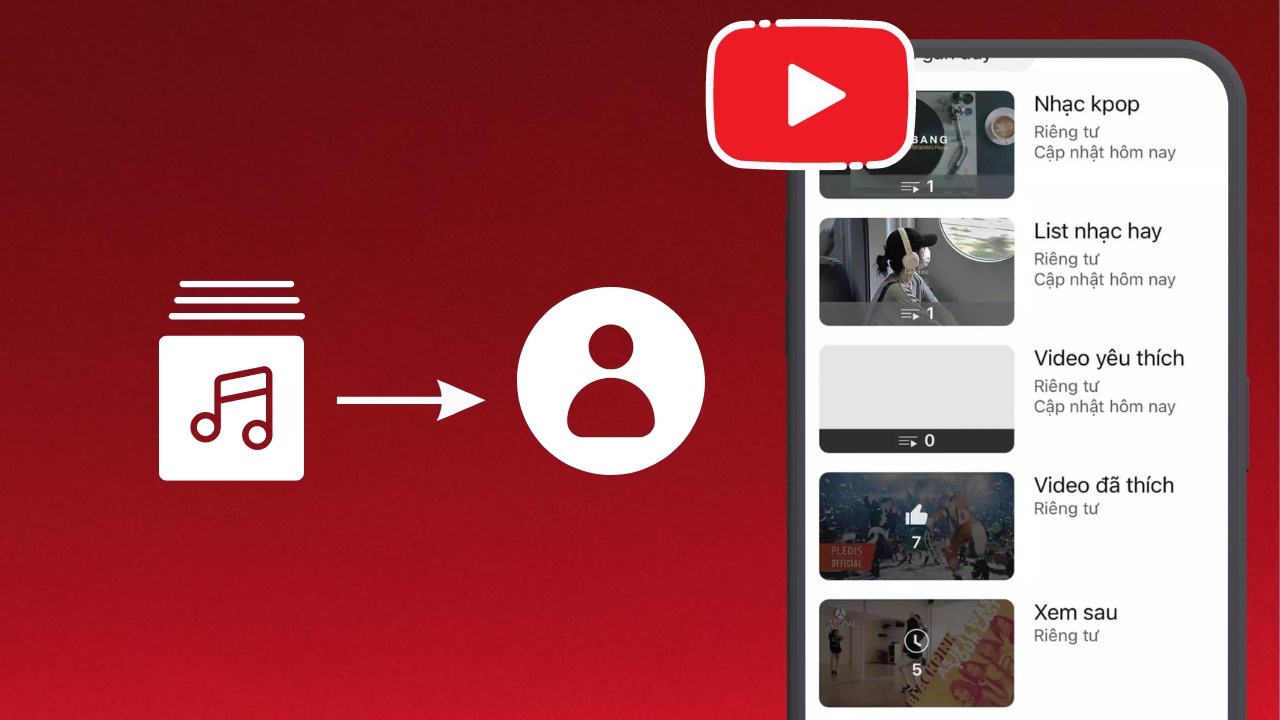 Cách chuyển playlist YouTube sang tài khoản khác