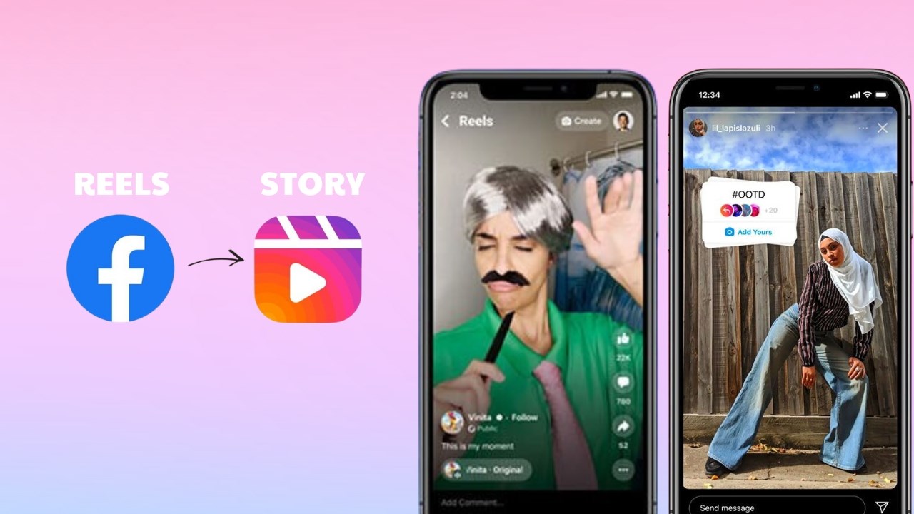 Cách chia sẻ Facebook Reels lên Instagram Story