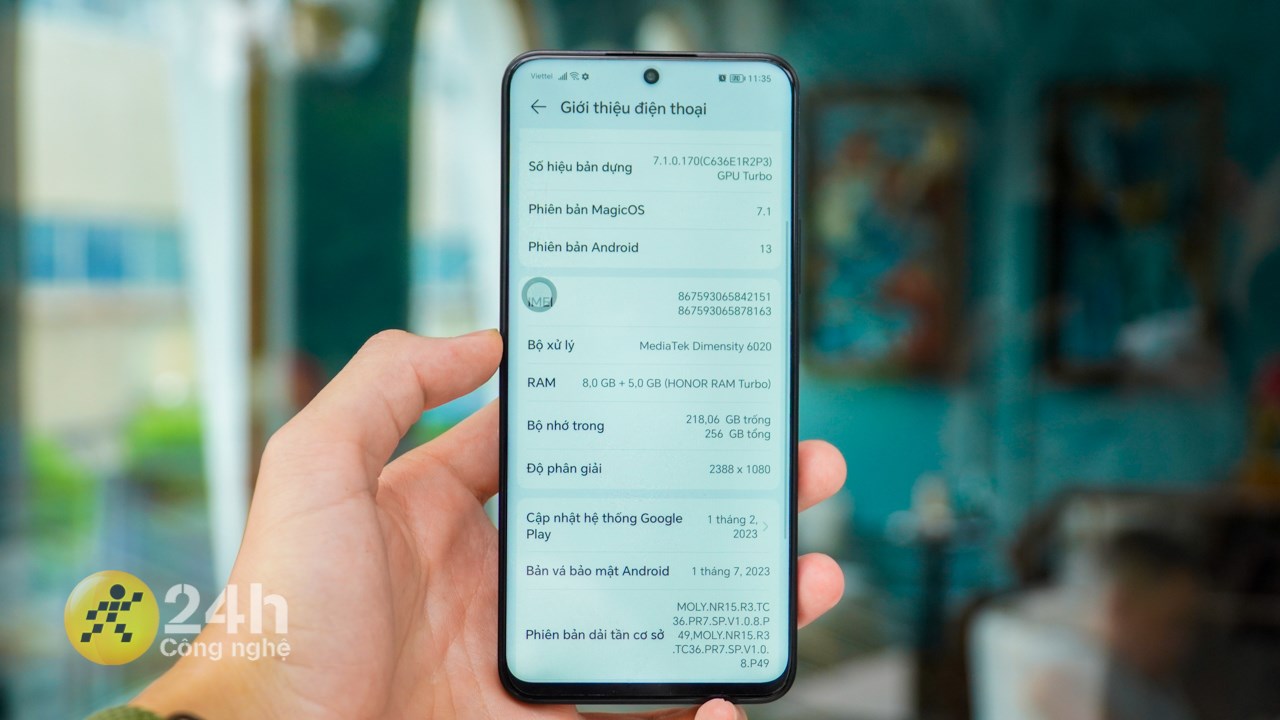 Honor 90 Lite được trang bị bộ cấu hình tốt.