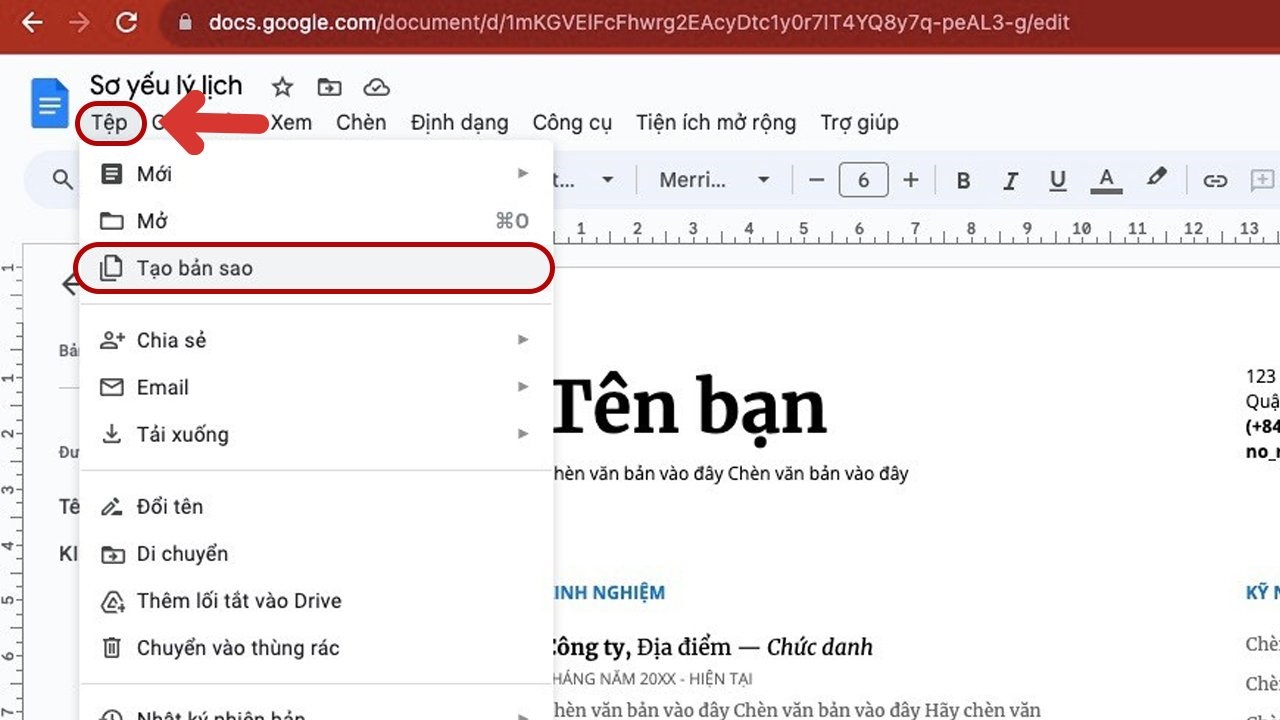 Cách tải file trên Google Tài liệu