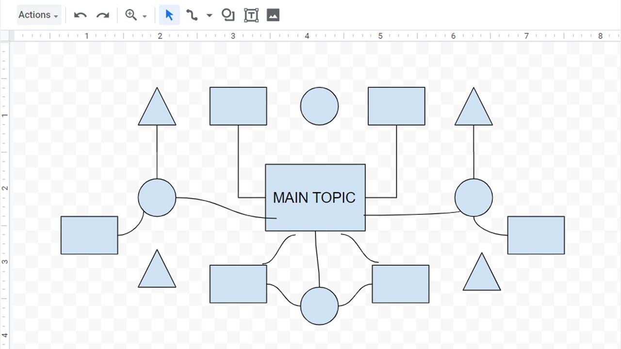 Cách vẽ sơ đồ trên Google Tài liệu