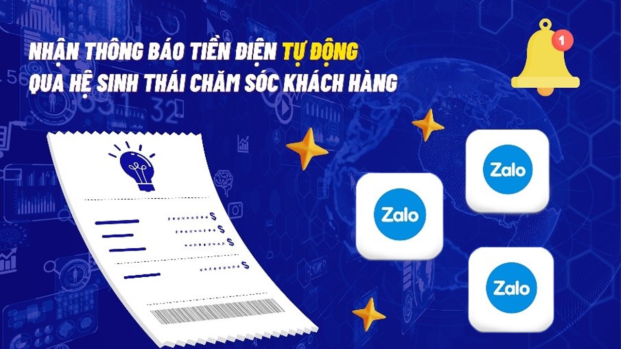 Cách nhận thông báo tiền điện qua Zalo