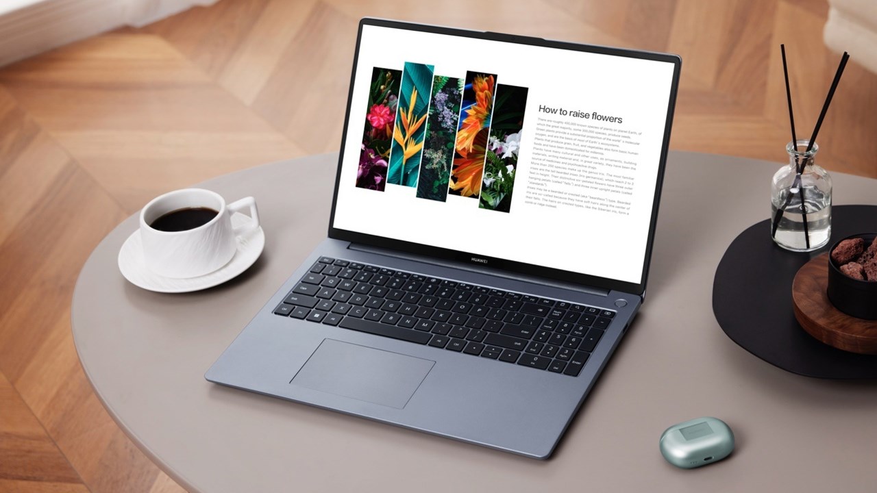 Bàn phím và bàn di chuột của Huawei MateBook D 16 2024 có kích thước lớn Bàn phím và bàn di chuột của Huawei MateBook D 16 2024 có kích thước lớn