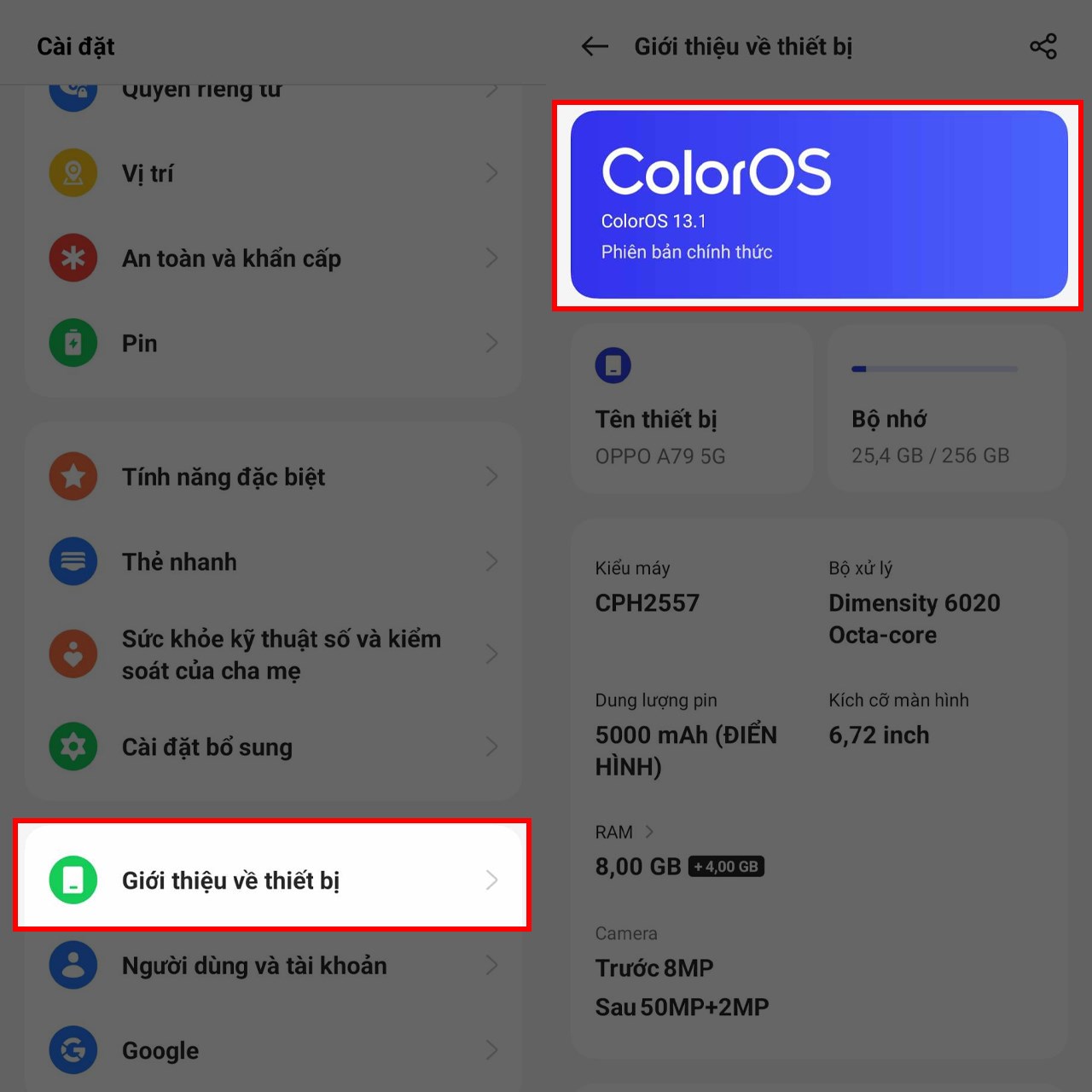 Hướng dẫn cách sửa lỗi OPPO mất rung Hướng dẫn cách sửa lỗi OPPO mất rung