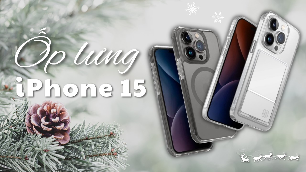 TOP 5 ốp lưng iPhone 15 đáng mua cho bản Pro và Pro Max tại TGDĐ!