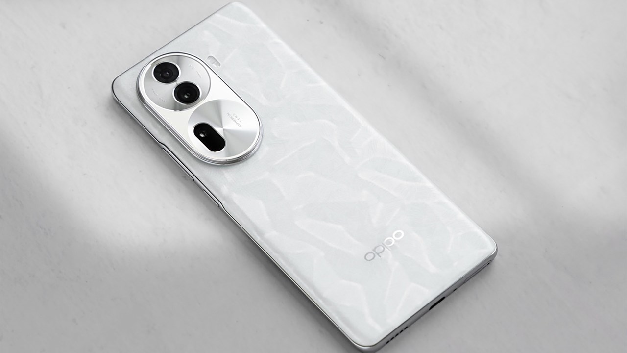 OPPO Reno11 nổi bật với phần mặt lưng được hoàn thiện nhám với họa tiết vân đá đẹp mắt OPPO Reno11 nổi bật với phần mặt lưng được hoàn thiện nhám với họa tiết vân đá đẹp mắt