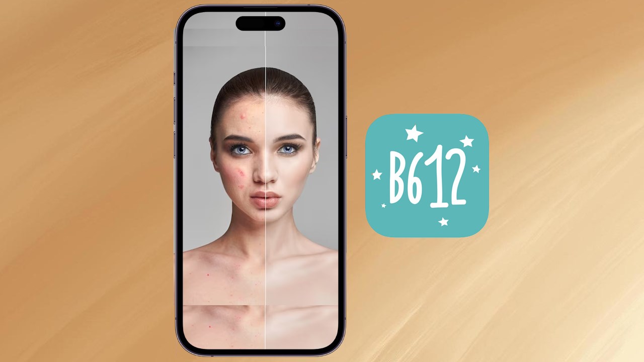 Cách xóa mụn trên B612