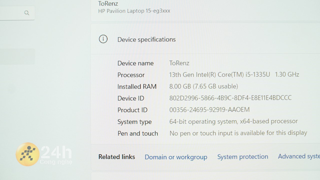 HP Pavilion 15 eg3095TU được trang bị bộ cấu hình tốt. HP Pavilion 15 eg3095TU được trang bị bộ cấu hình tốt.