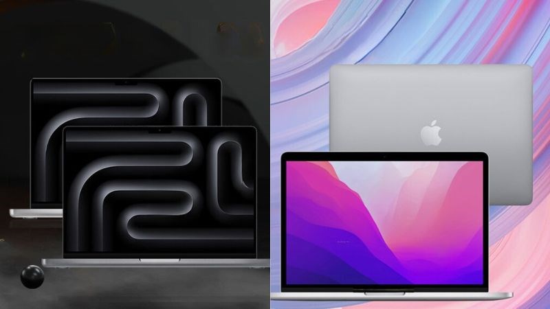 Cả 2 MacBook c&oacute; gi&aacute; b&aacute;n kh&ocirc;ng qu&aacute; ch&ecirc;nh lệch nhau