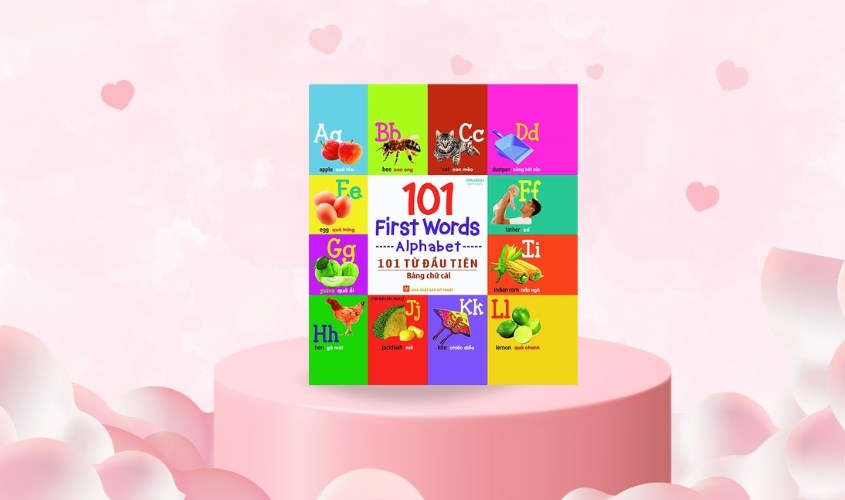 Sách 101 từ đầu tiên Minh Long - chủ đề bảng chữ cái
