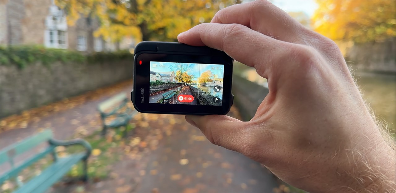 Insta360 có thể quay video được ở 8K xịn sò. Nguồn: The Tech Chap.